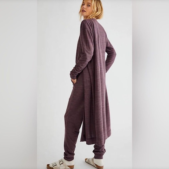 Free People Sweaters - Free People Beach Plum Knit Open-Front Cardigan Sweater – Size Small (Style OB1